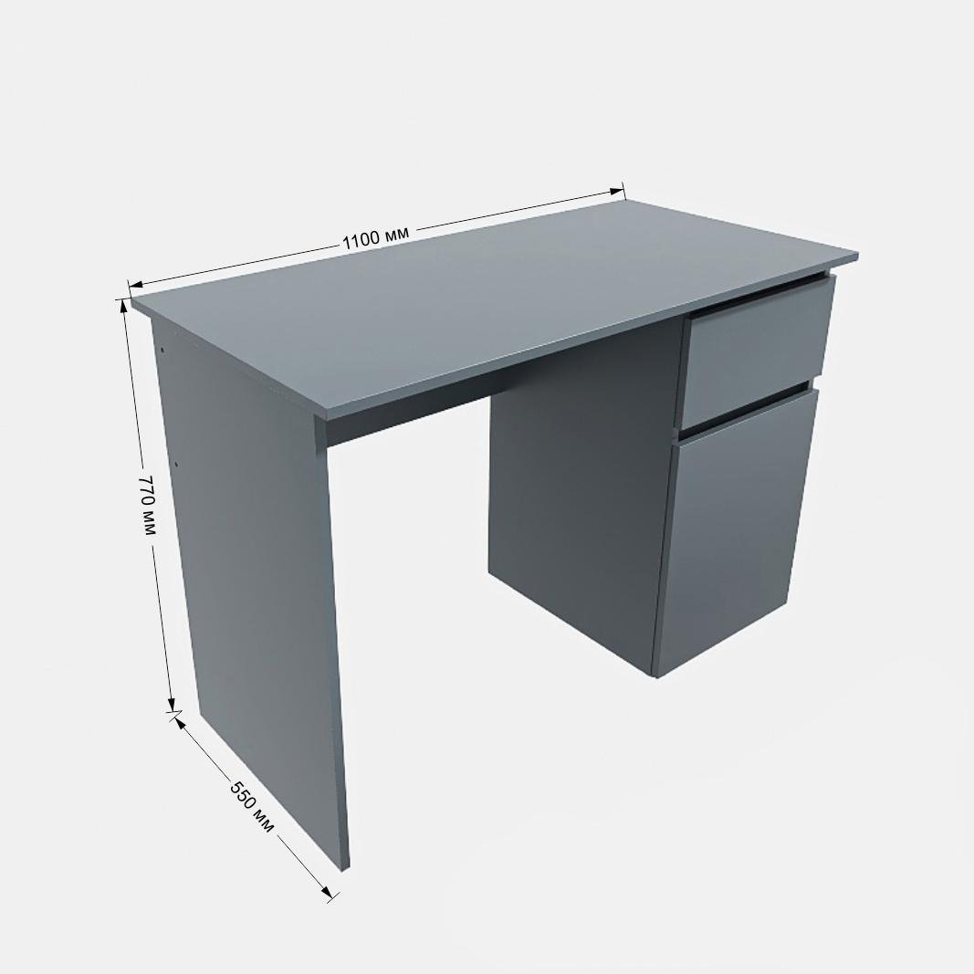 Стол компьютерный Эверест Лайт СЛ-1 1100х550х770 мм Графитовый - фото 3