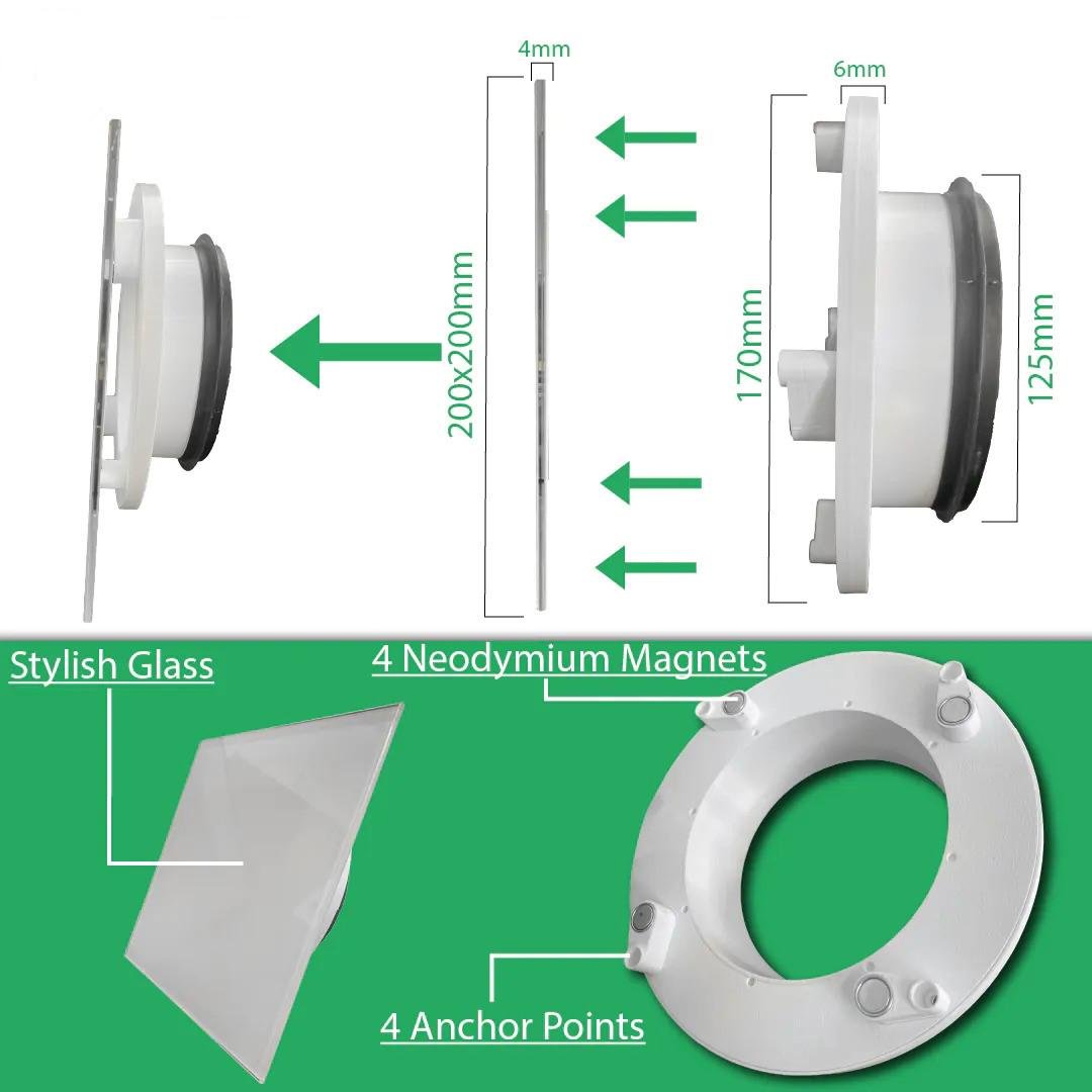 Дифузор LUFTOMET LS-G-Q-WD-125W (13141874) - фото 14 Дифузор LUFTOMET LS-G-Q-WD-125W (13141874) - фото 14