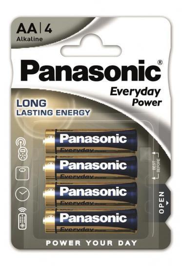 Батарейки щелочные Panasonic Everyday Power AA 4 шт. (ERC-LR6REE/4BP)