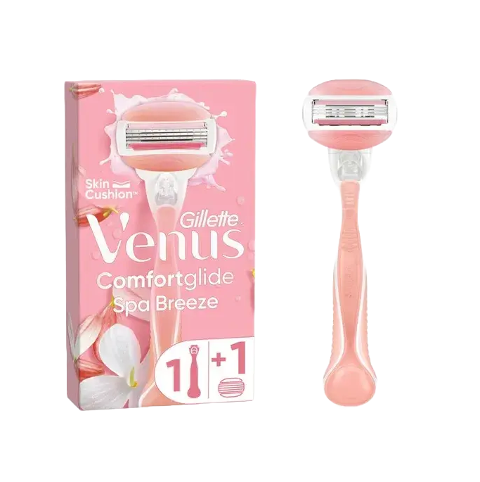 Бритва для гоління Venus Breeze з гелевою стрічкою з 2 касетами (7702018584307)