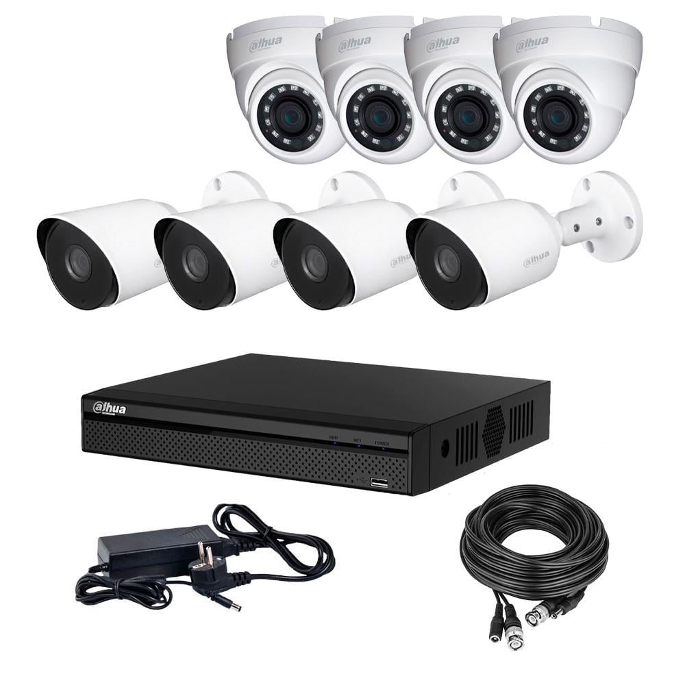 Комплект видеонаблюдения Dahua HDCVI-44WD 2K KIT с HDD1000