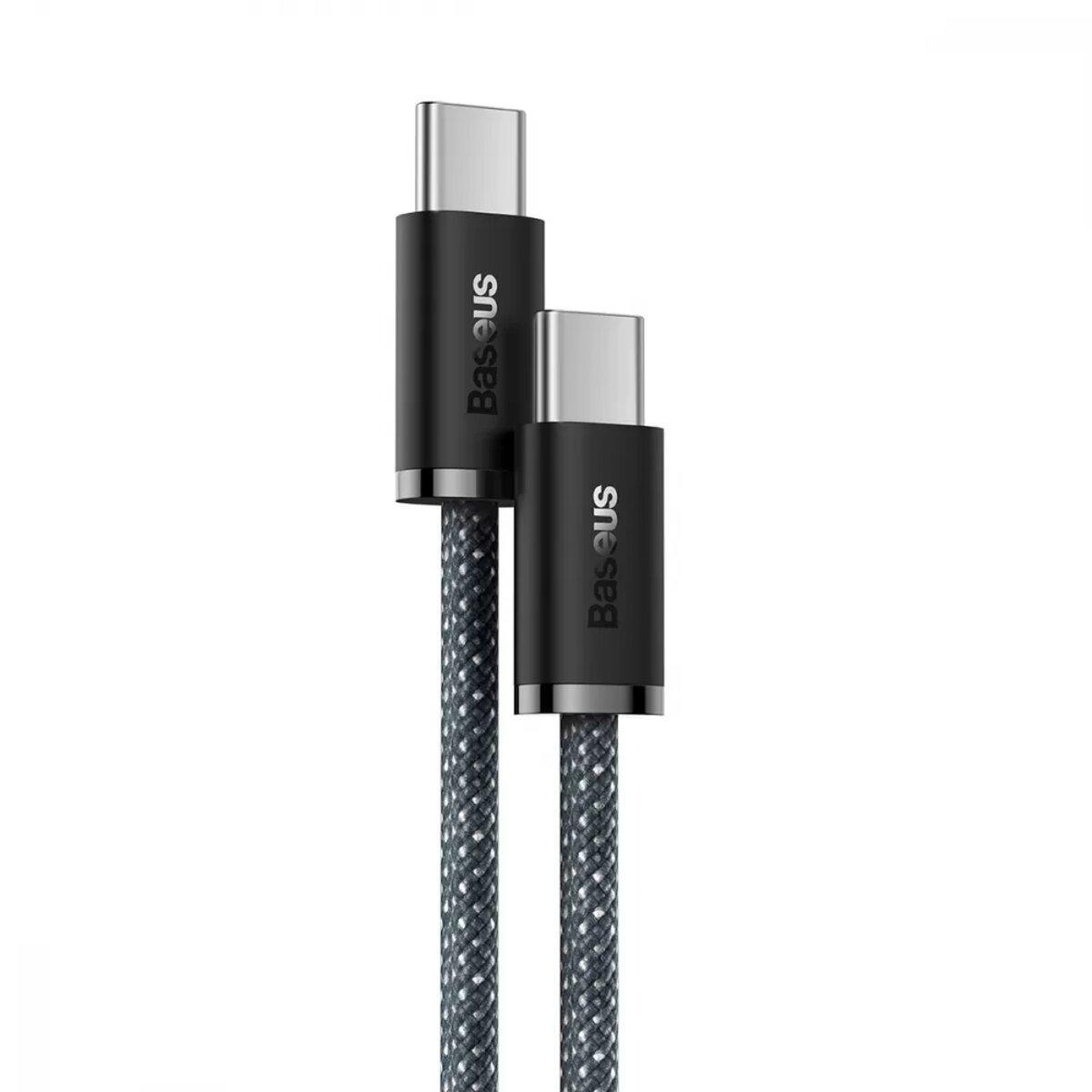 Кабель BASEUS Dynamic Series Fast Charging Data Cable Type-C to Type-C 100 W 2 м Slate Gray (CALD000316)