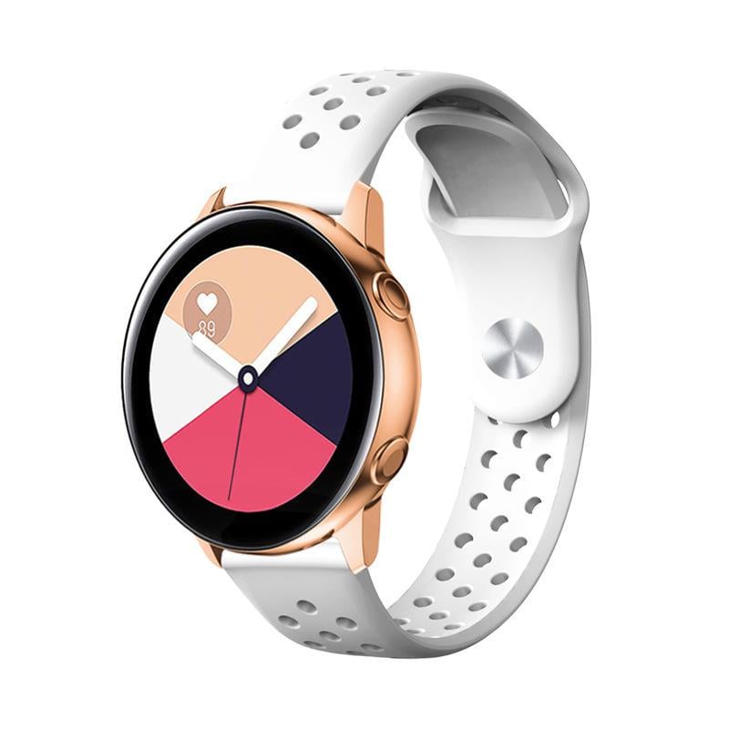 Ремінець для смарт-годиників Sport Nike Breathable силіконовий для Amazfit Bip Lite S U 20 мм Білий (2215P)