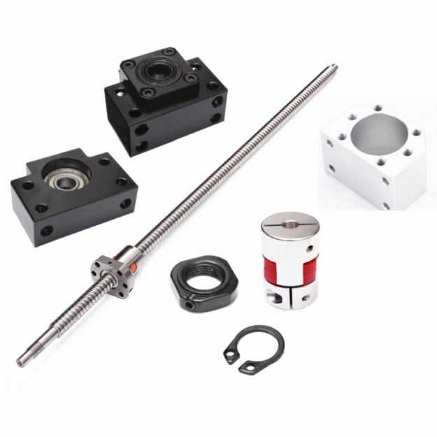 Гвинтова пара ШВП SFU1605 кулькогвинтовий з опорами 400 мм (31460985)