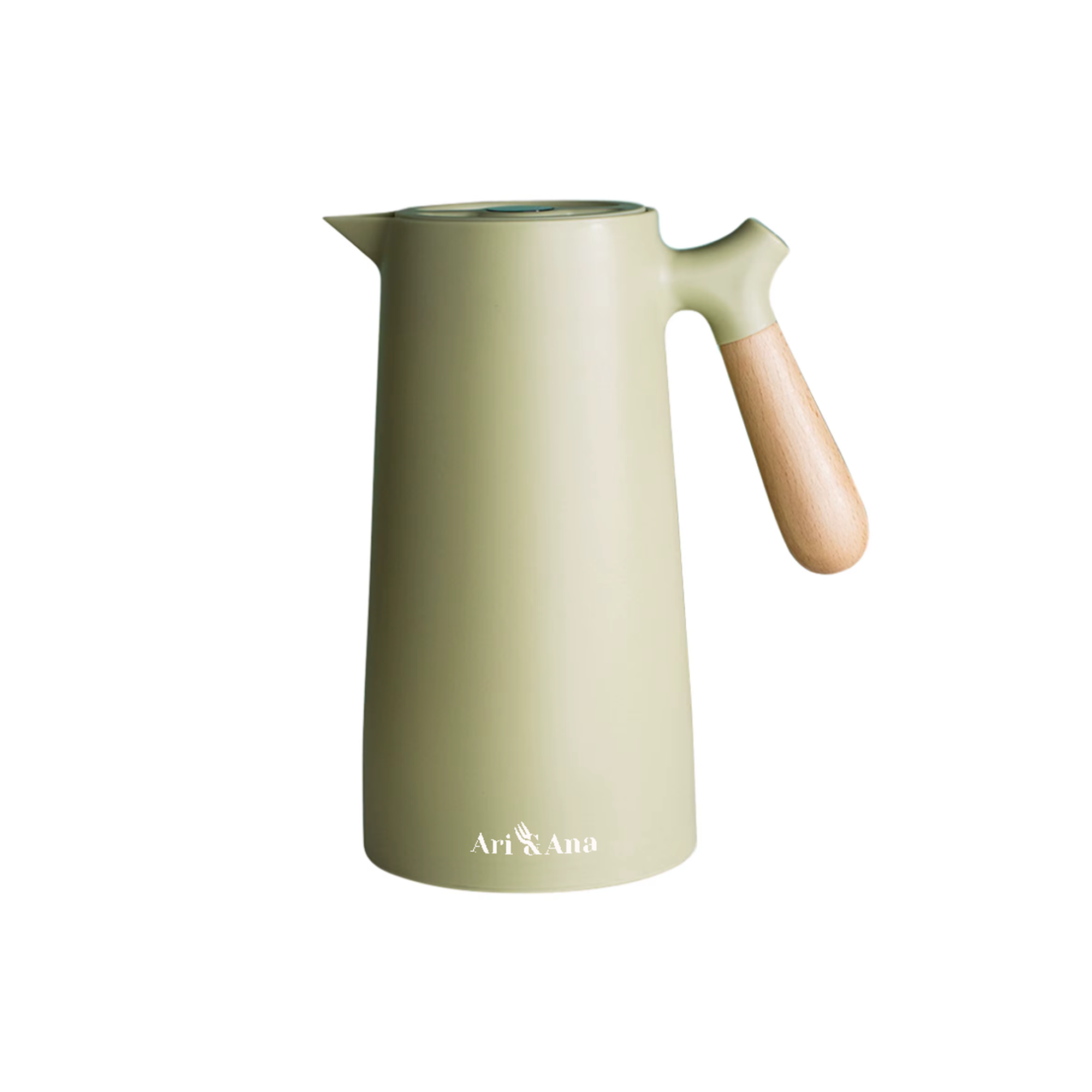 Термос-глечик для гарячих і холодних напоїв Ari&Ana 1 л Оливковий (24643855)