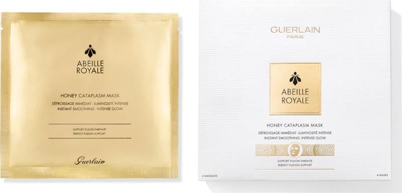 Маска для лица тканевая аналог Guerlain Abeille Royale Honey Cataplasm восстановительная 4 шт. (3346470613980)