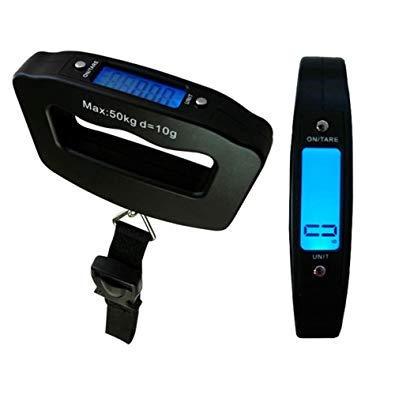 Ваги електронні для багажу UKC A09 Luggage Scale до 50 кг/10 гр Чорний (315eff4b) - фото 2