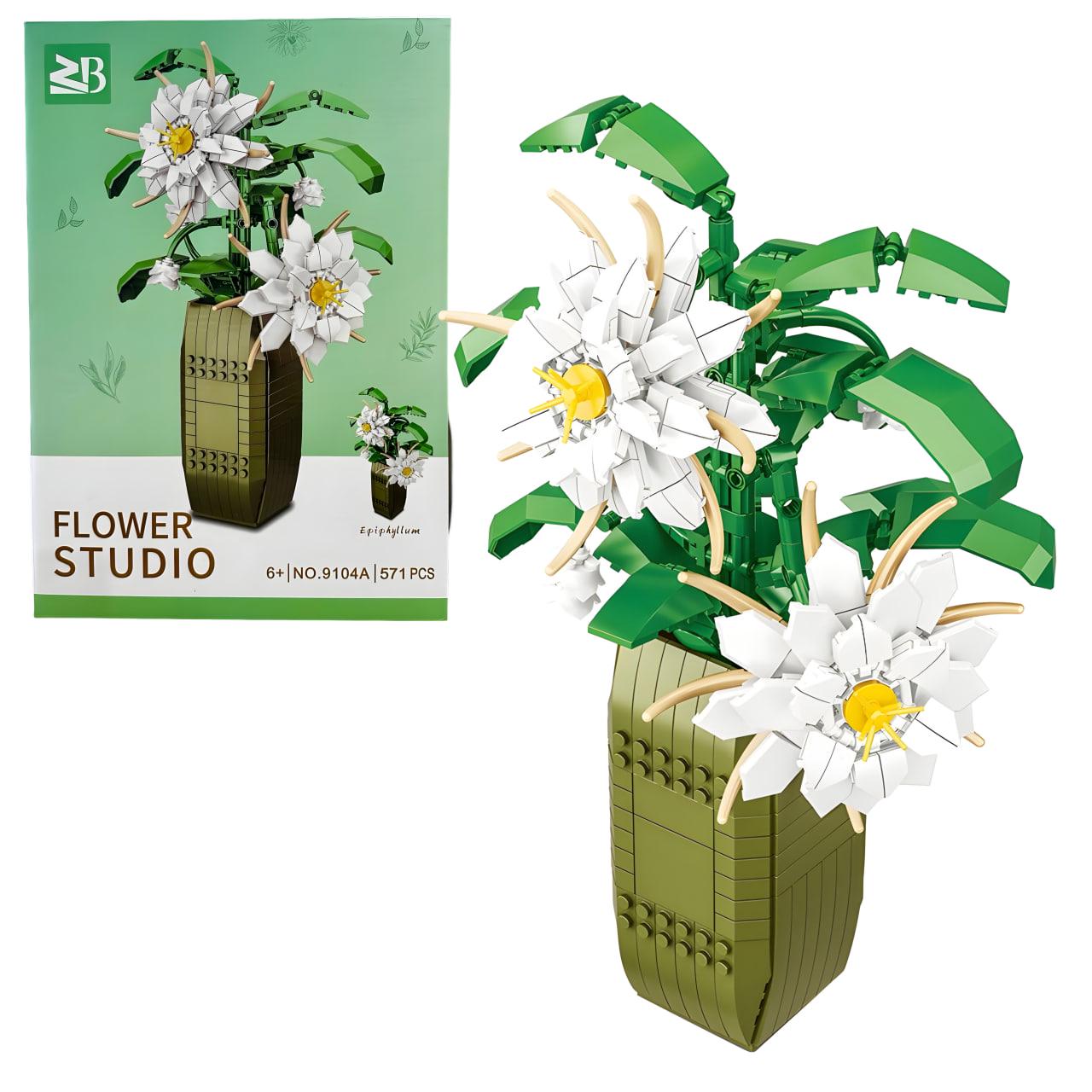Конструктор детский Flower Studio Эпифиллюм в весе 571 дет. (9104A)