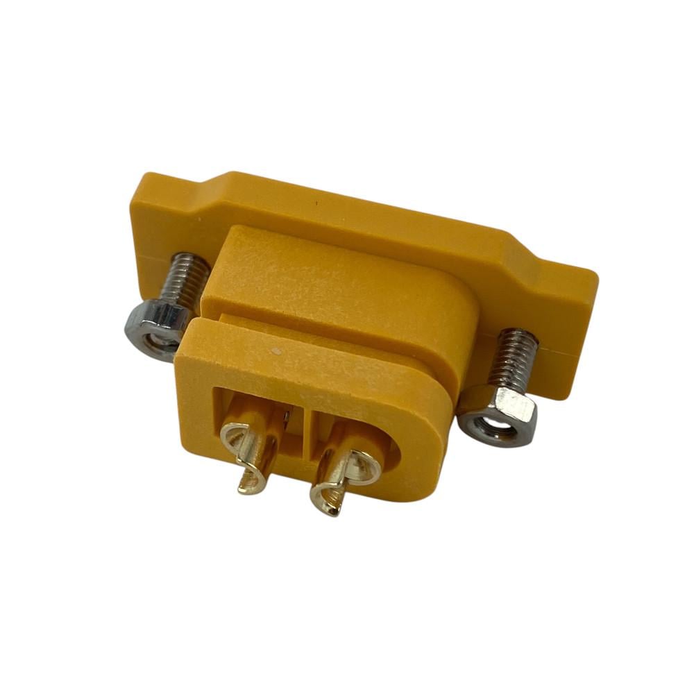 Разъем питания Amass XT60E-F мама с винтиками на корпус Желтый (2465929497) - фото 5 Разъем питания Amass XT60E-F мама с винтиками на корпус Желтый (2465929497) - фото 5