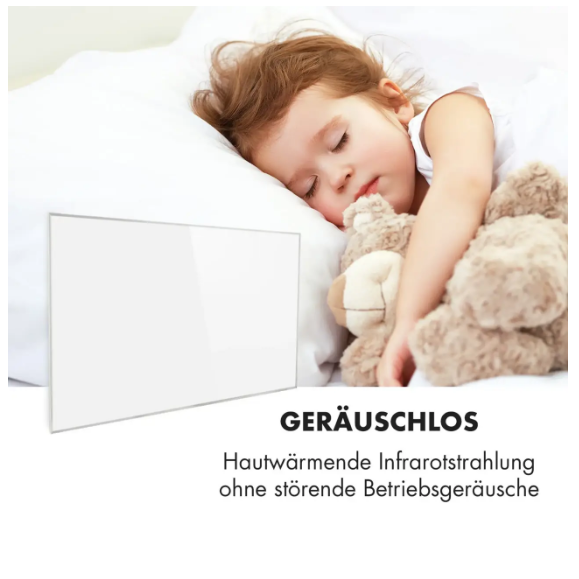 Инфракрасный настенный обогреватель KLARSTEIN Wonderwall 960 Вт 120х80 см (10032815) - фото 4 Инфракрасный настенный обогреватель KLARSTEIN Wonderwall 960 Вт 120х80 см (10032815) - фото 4