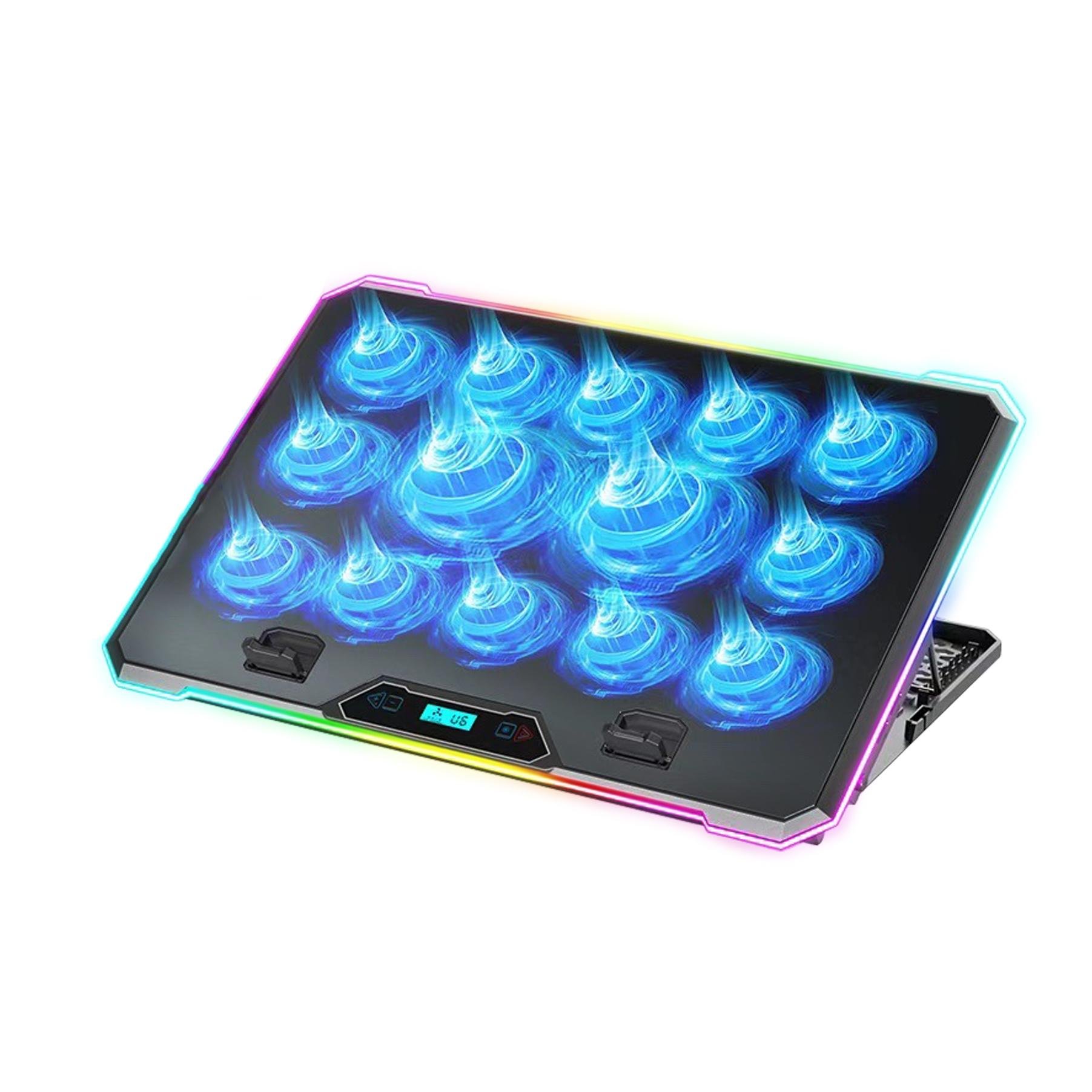 Подставка для ноутбука DYXON MEGAFREEZE 16 Gaming PRO RGB illumination Black (DXNMGFGP16B)