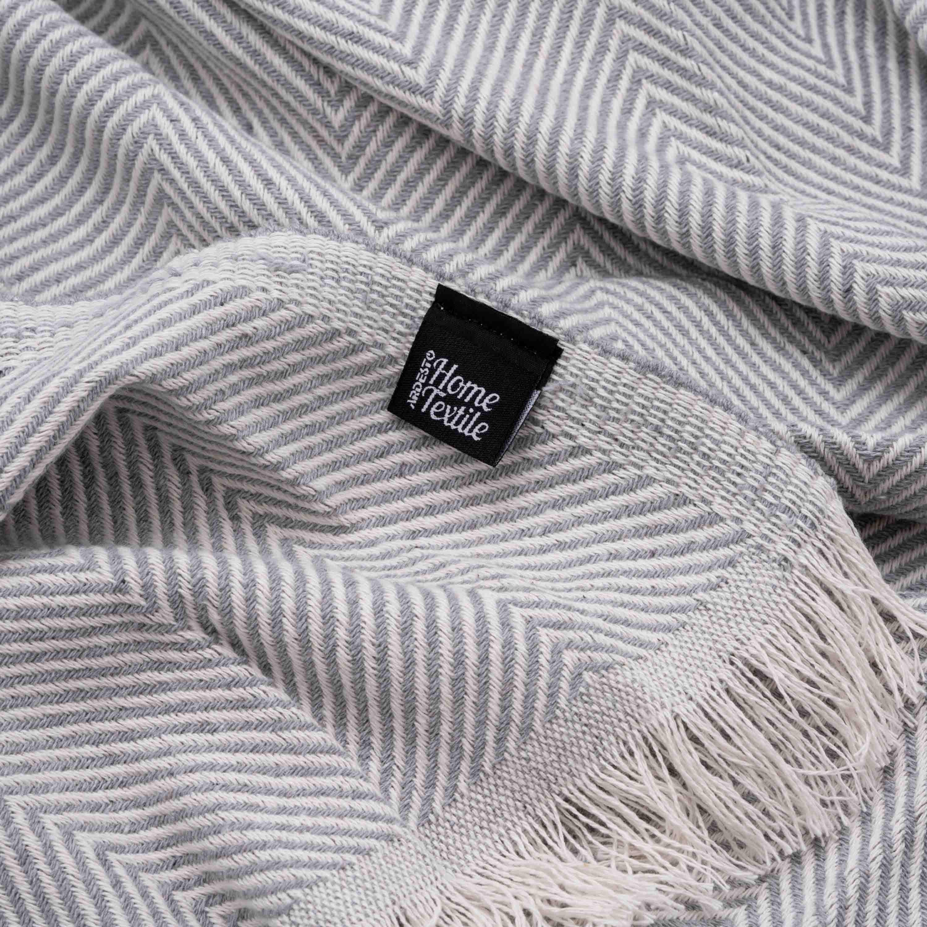 Плед Ardesto Summer 140х190 см з китицями Сірий (ART0915SG) - фото 4