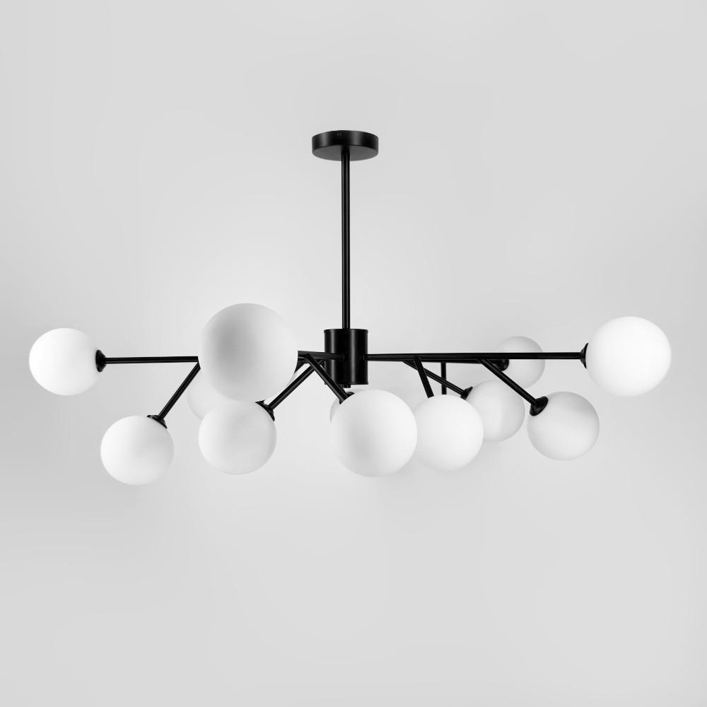 Люстра стельова Grand Bunch на 15 плафонів Ø 110 см Чорний (AOC 20/15 BK) - фото 2