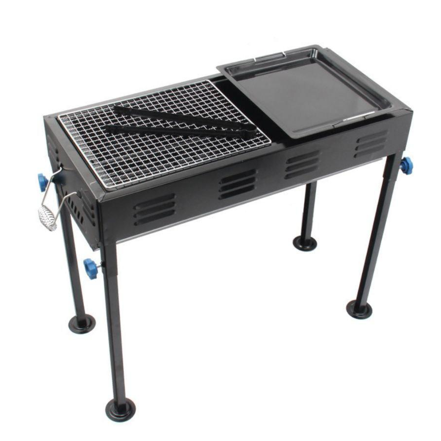 Мангал складаний BARBECUE з ніжками з решіткою/протвенем/щипцями (CA-03-1) Мангал складаний BARBECUE з ніжками з решіткою/протвенем/щипцями (CA-03-1)