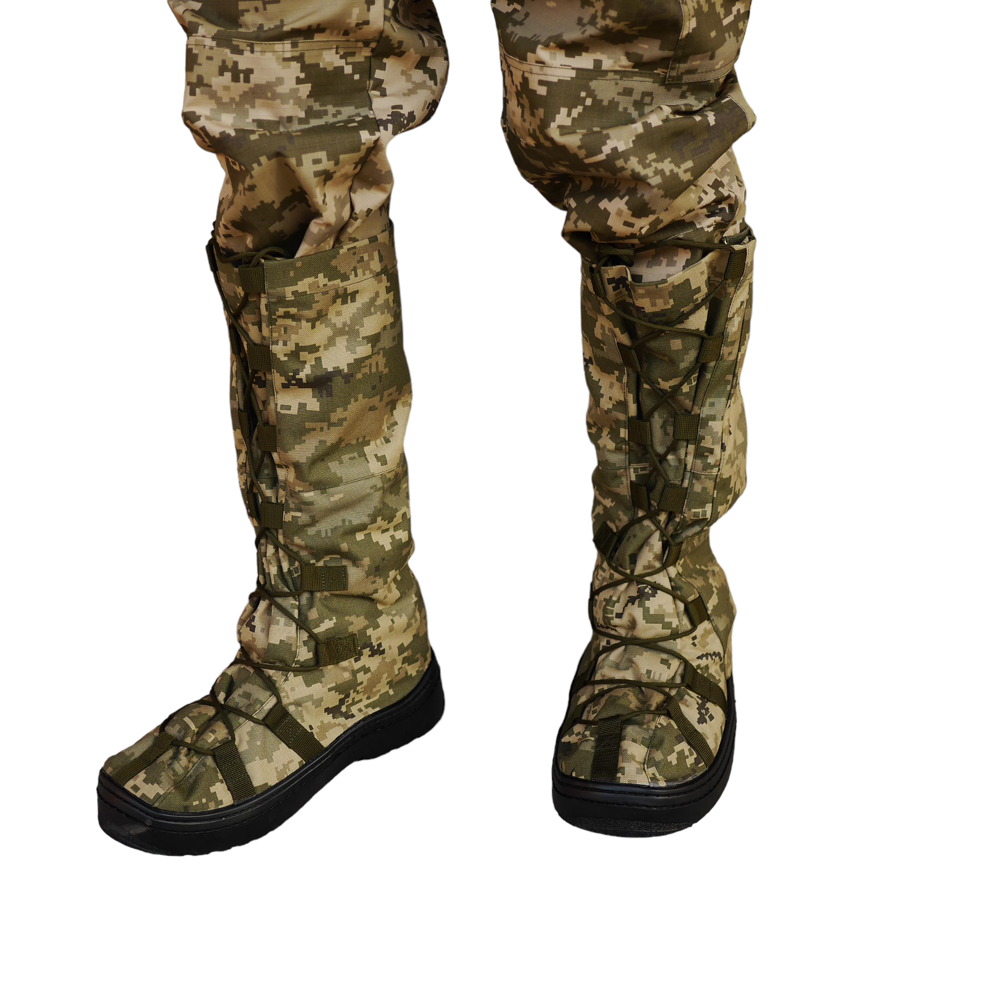 Бахіли на берці дощові/утеплені L р. 42-45 Піксель