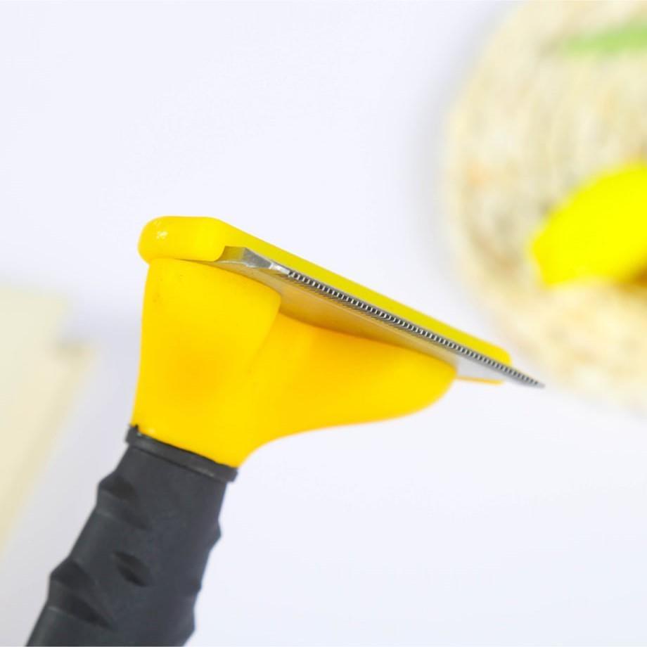 Щетка для вычесывания животных 6,8 см Желтый (401040) - фото 3 Щетка для вычесывания животных 6,8 см Желтый (401040) - фото 3