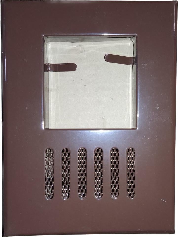 Решетка декоративная ProfitM 90х90 мм Коричневый (21092024)