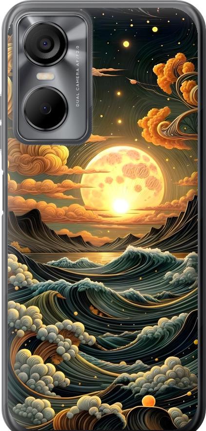 Чехол на Tecno POP 6 Pro BE8 Арт волны (6332u-2929-42517)