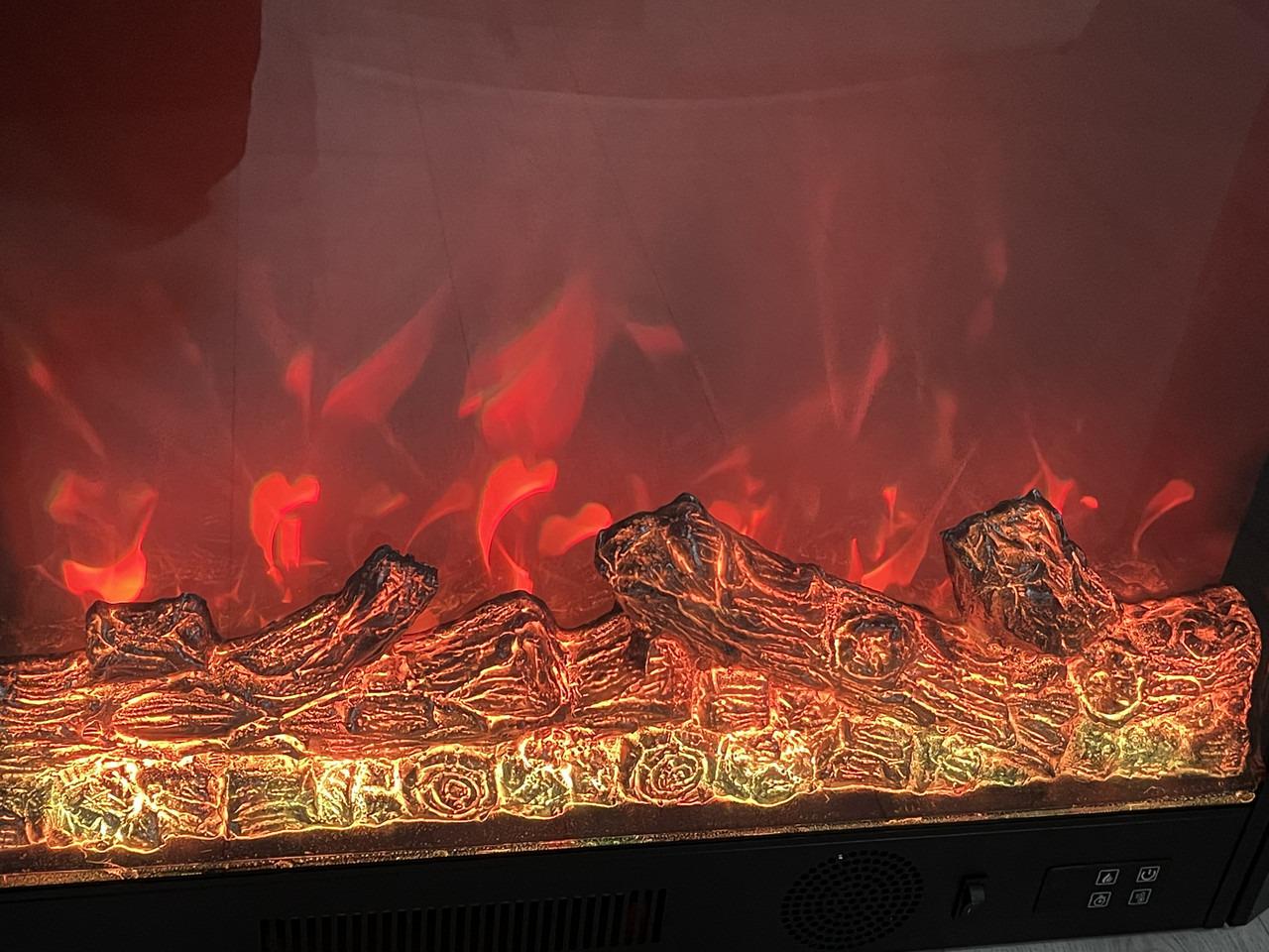 Електричний камін Novela 1500 Вт Bluetooth звук потріскування дров Anthracite (10080112) - фото 7