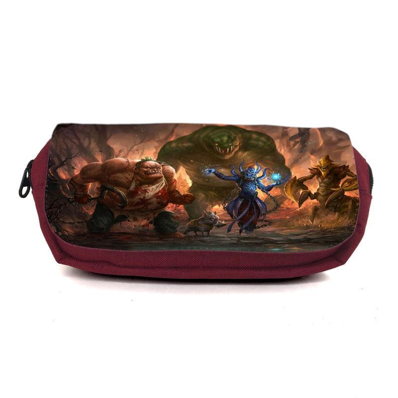 Пенал школьный DOTA-007 Бордовый (1570289173)
