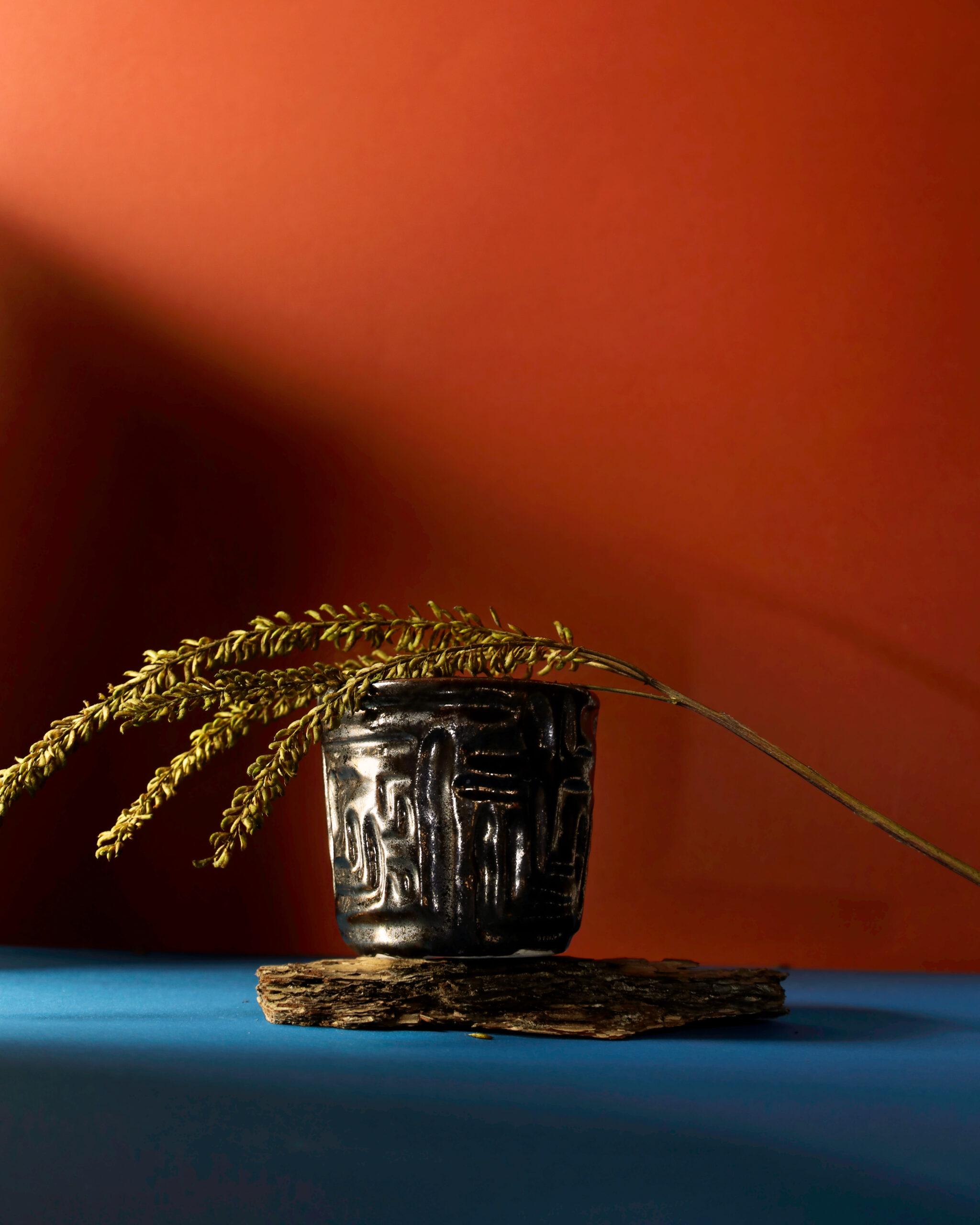 Чашка Металлическое сердце ручной работы (CUP-049) - фото 2 Чашка Металлическое сердце ручной работы (CUP-049) - фото 2