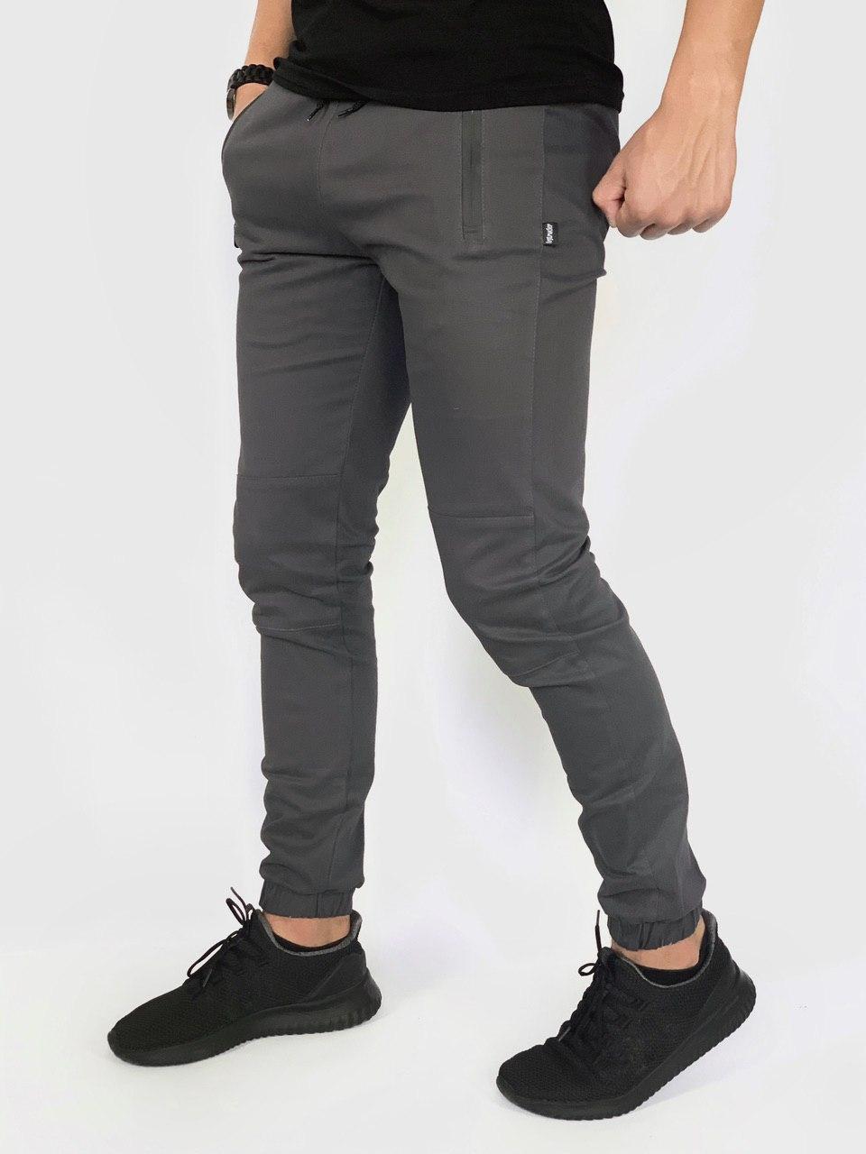 Мужские брюки Intruder Chesst коттоновые M Серый