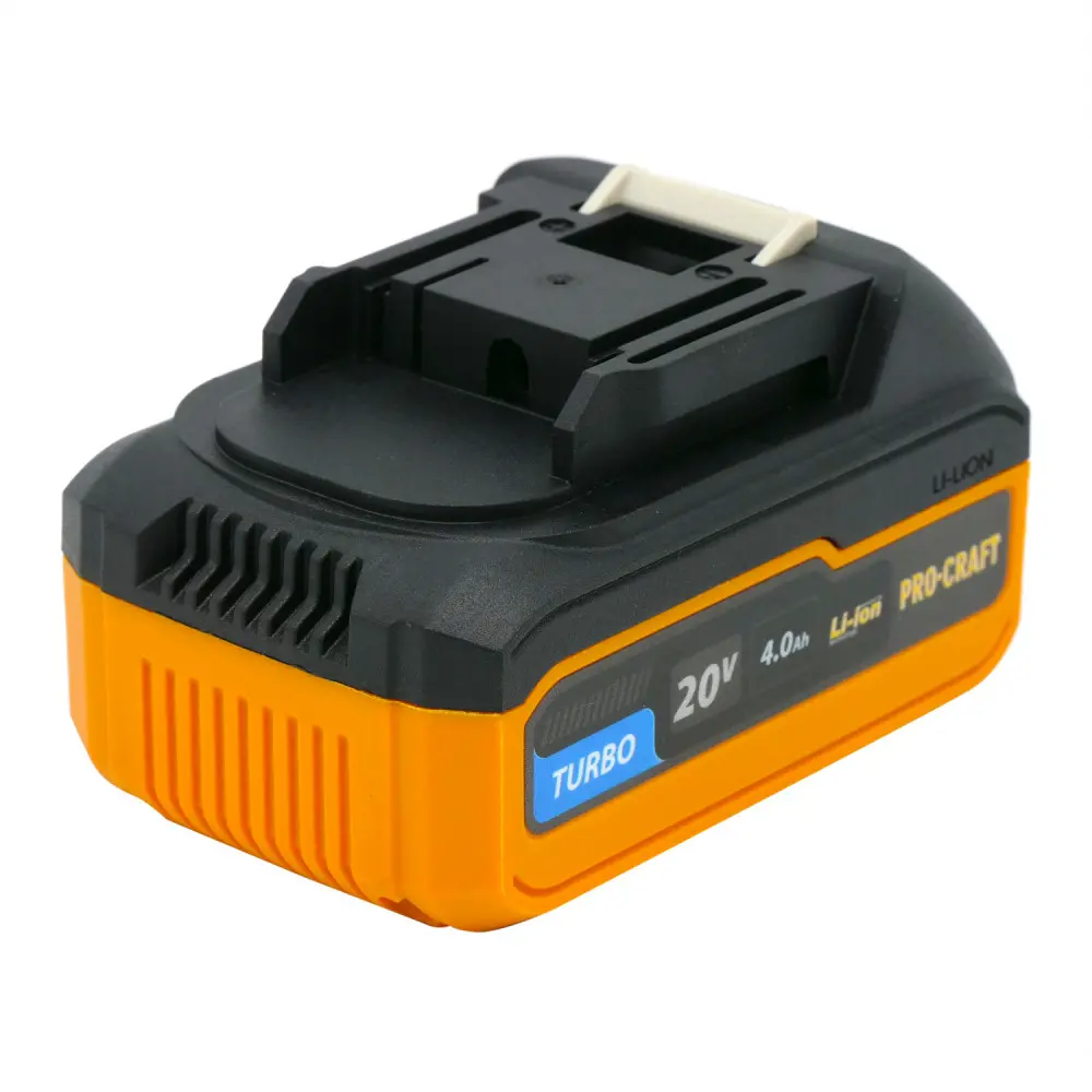 Батарея аккумуляторная ProCraft Battery20/4 Li-ion Turbo 20 В 4Ач - фото 7 Батарея аккумуляторная ProCraft Battery20/4 Li-ion Turbo 20 В 4Ач - фото 7