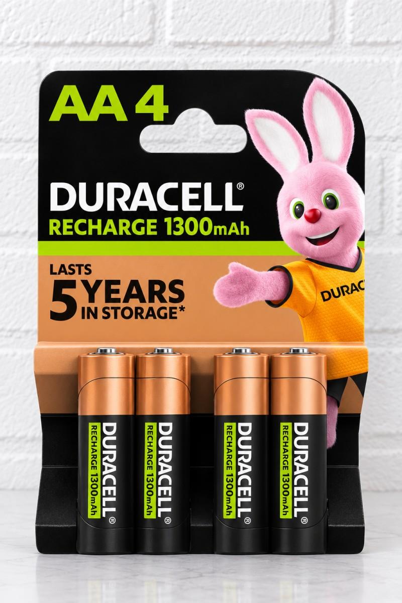 Аккумулятор Duracell 4 шт. AA R6 1300 mAh BL4 Аккумулятор Duracell 4 шт. AA R6 1300 mAh BL4