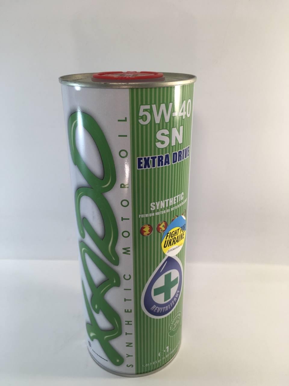 Моторное масло XADO Atomic Oil A3/B3/B4 SN/CF 5W-40 1 л (XA24169)