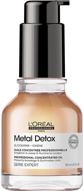 Масло для уменьшения ломкости и нежелательного изменения цвета L’Oréal Professionnel Paris Metal Detox 50 мл (54225)