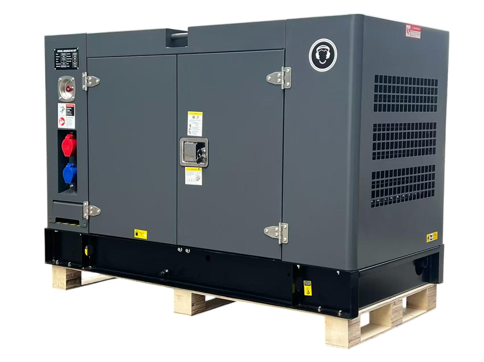 Генератор дизельный BS POWER BQCSZ16J 16 кВт/20 кВА 380 В с двигателем Quanchai Серый