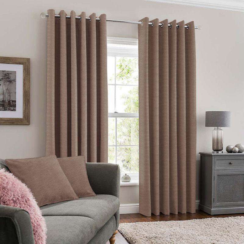 Тканина однотонна для штор Fonluk мікровелюр Пудровий (Fonluk/34) - фото 2 Тканина однотонна для штор Fonluk мікровелюр Пудровий (Fonluk/34) - фото 2