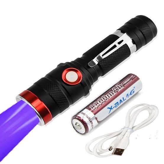 Фонарь ручной X-Balog BL-736-UV Micro-USB с ультрафиолетовым светом (1674852160) - фото 3 Фонарь ручной X-Balog BL-736-UV Micro-USB с ультрафиолетовым светом (1674852160) - фото 3