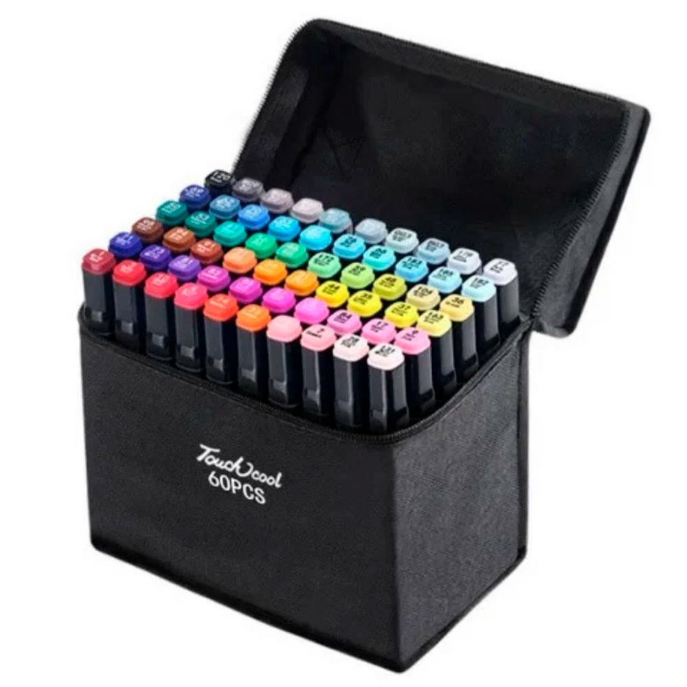 Маркеры-скетч Touch для рисования двусторонние 60 шт. Черный (100178) - фото 4 Маркеры-скетч Touch для рисования двусторонние 60 шт. Черный (100178) - фото 4