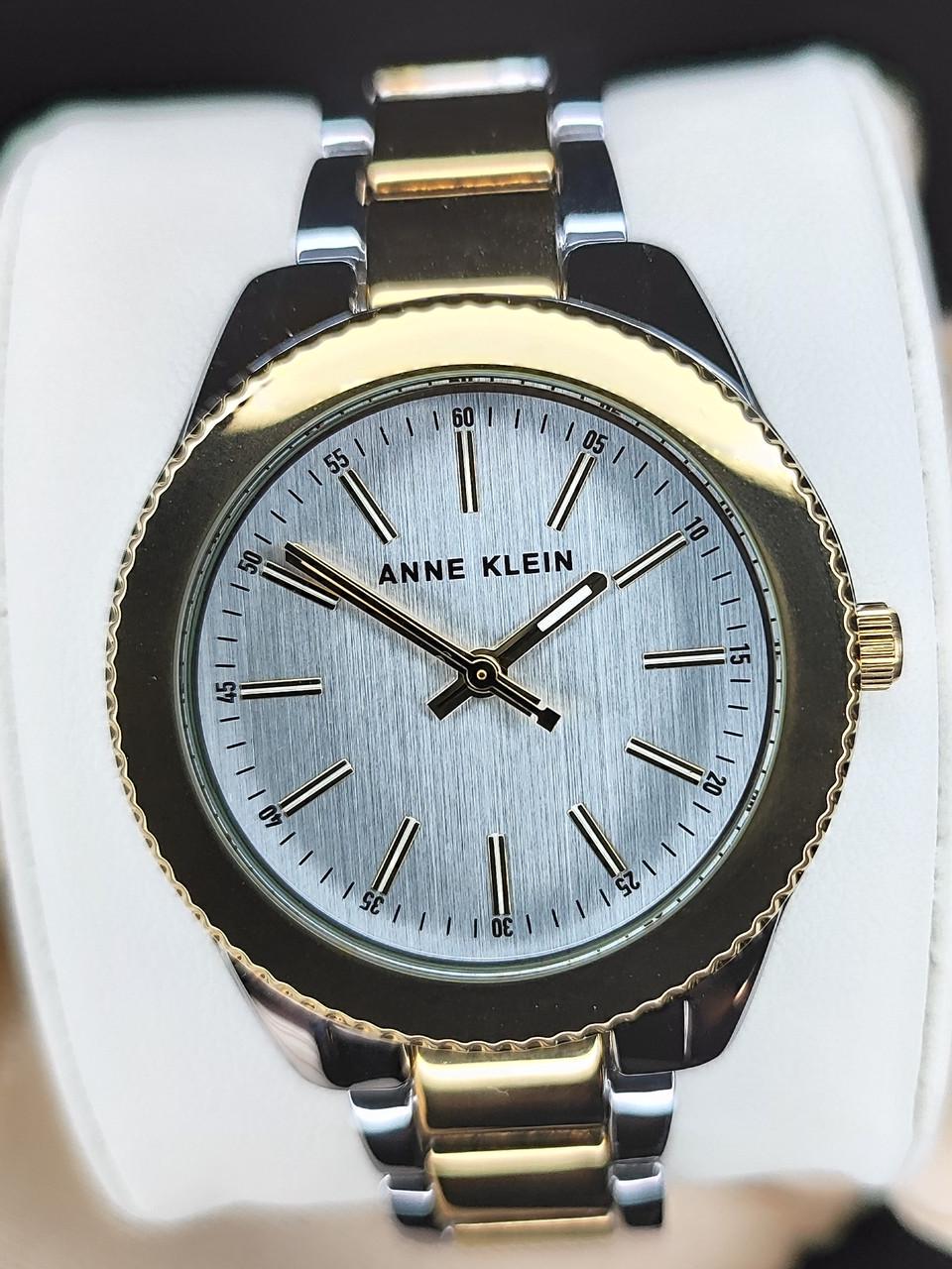 Наручные часы женские Anne Klein AK/5043SVTT с серебристым циферблатом и стальным браслетом