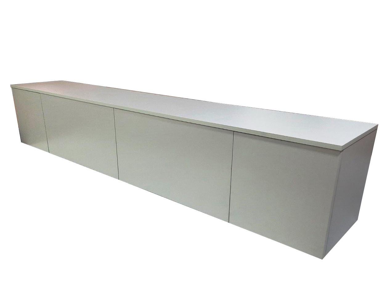 Тумба підвісна для ТВ Meblion Сойка 2200х300х400 мм Ваніль (28421383)