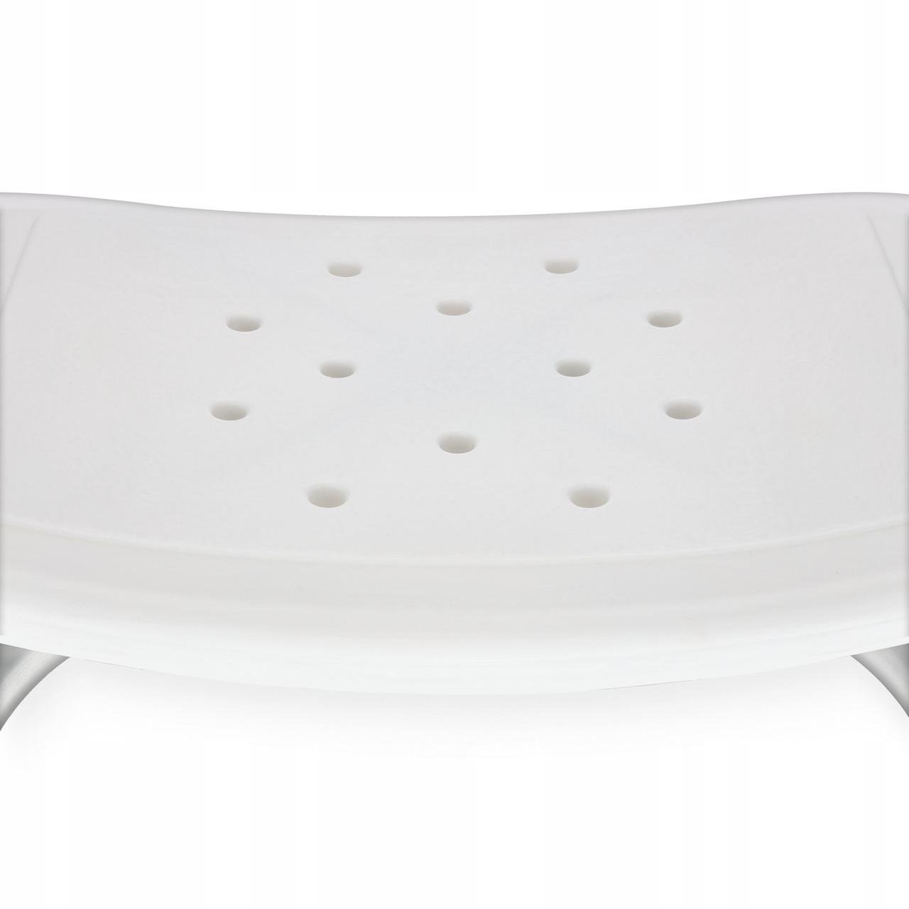 Стілець-табурет 4FIZJO для ванної та душу регульований White/Grey (P-5905973403399) - фото 6 Стілець-табурет 4FIZJO для ванної та душу регульований White/Grey (P-5905973403399) - фото 6