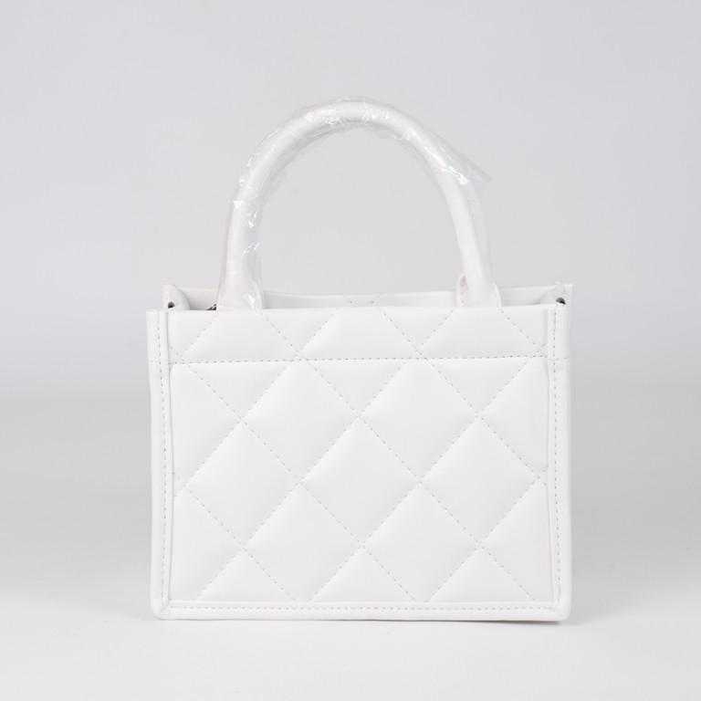 Сумка женская XENIA № 03-24 маленькая классическая из гладкой экокожи Белый - фото 1