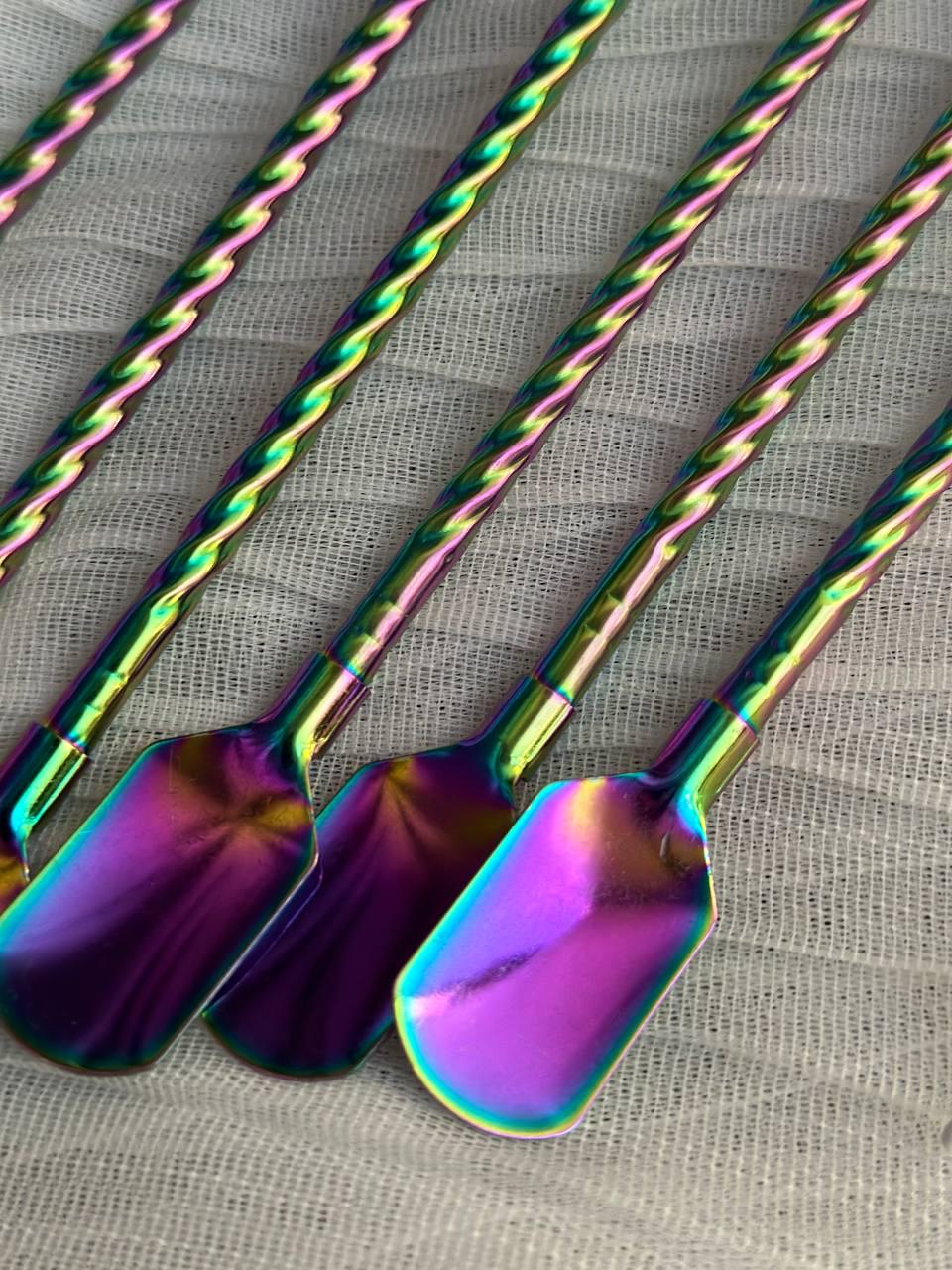 Набор соломинок-ложек многоразовых Yiwu HP-20-21 из нержавеющей стали 6 шт. Зеленый (25252923) - фото 3 Набор соломинок-ложек многоразовых Yiwu HP-20-21 из нержавеющей стали 6 шт. Зеленый (25252923) - фото 3