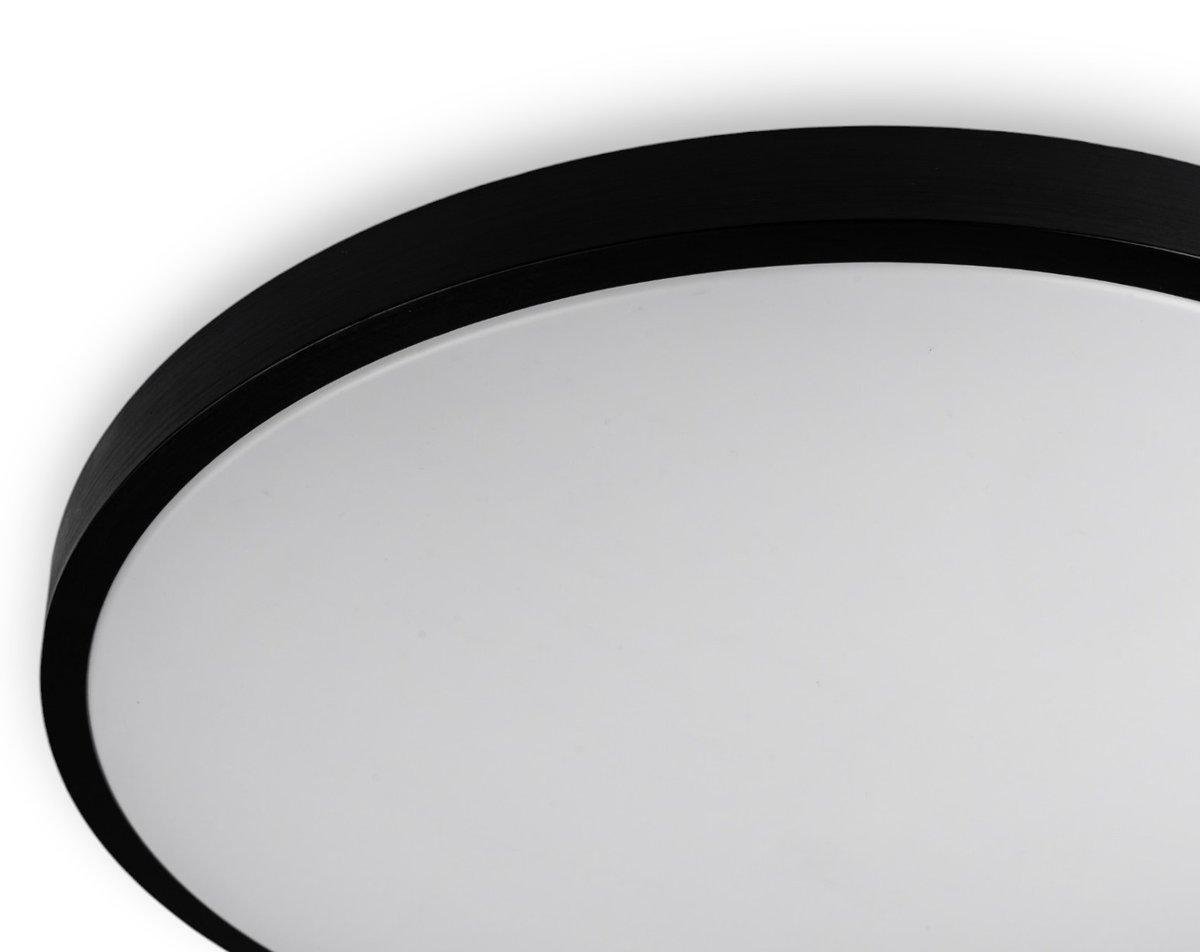 Потолочный светильник Vestum RING матовый 30W 4000К 395х60 мм Черный - фото 7