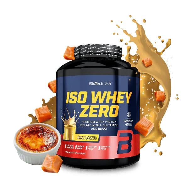 Ізолят сироватковий BioTech Iso Whey Zero 1,81 кг Каталонський крем/Карамель Ізолят сироватковий BioTech Iso Whey Zero 1,81 кг Каталонський крем/Карамель