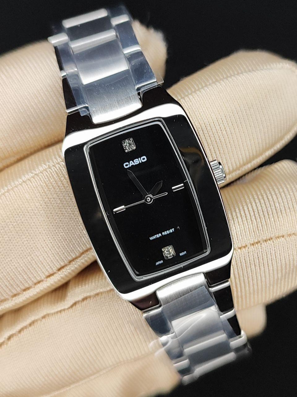 Наручные часы женские Casio LTP-1165A-1C2 Lady Timeless Collection Черный (2709397873)