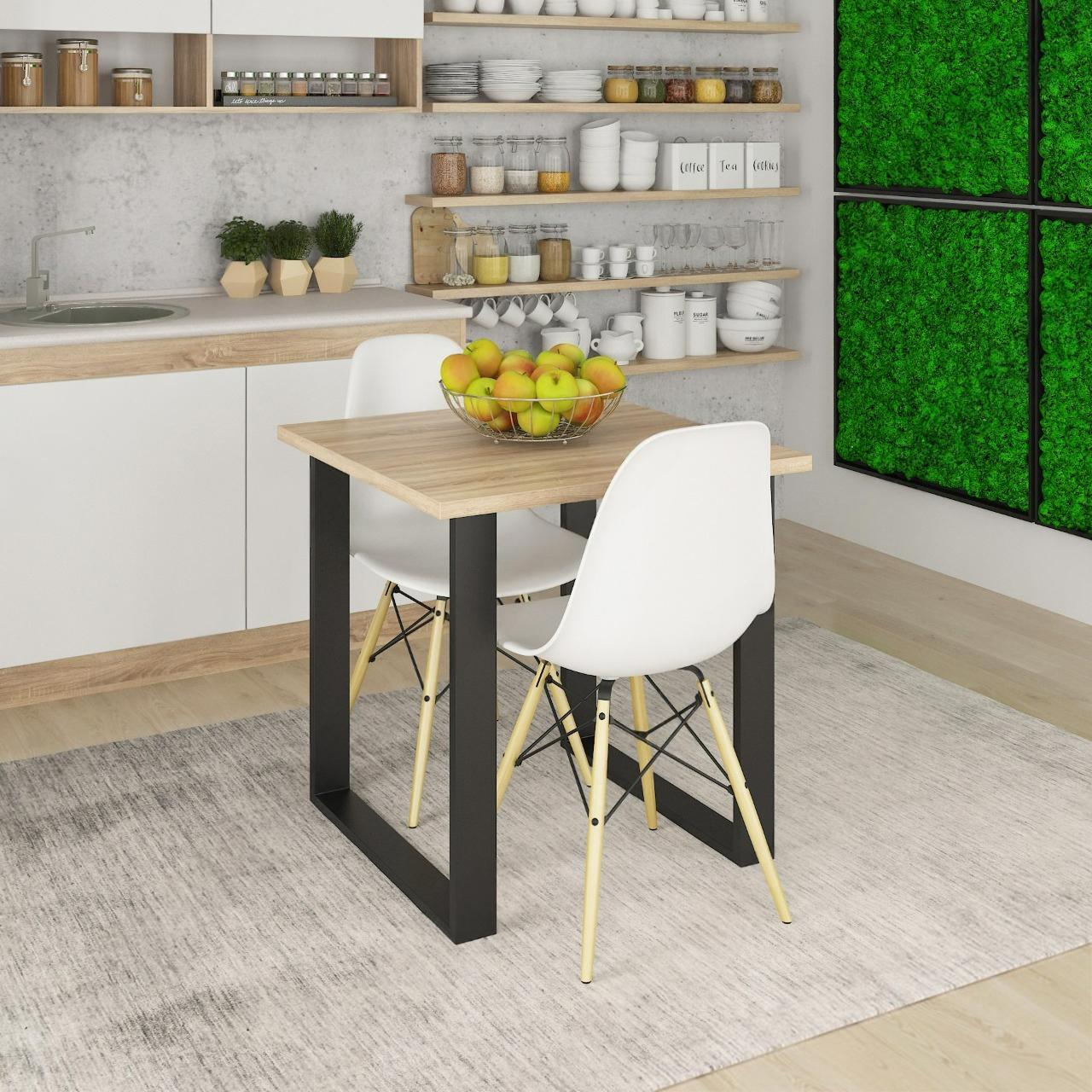 Обідній стіл A-142 740x738x740 мм Дуб сонома (id27-a142-sonoma)