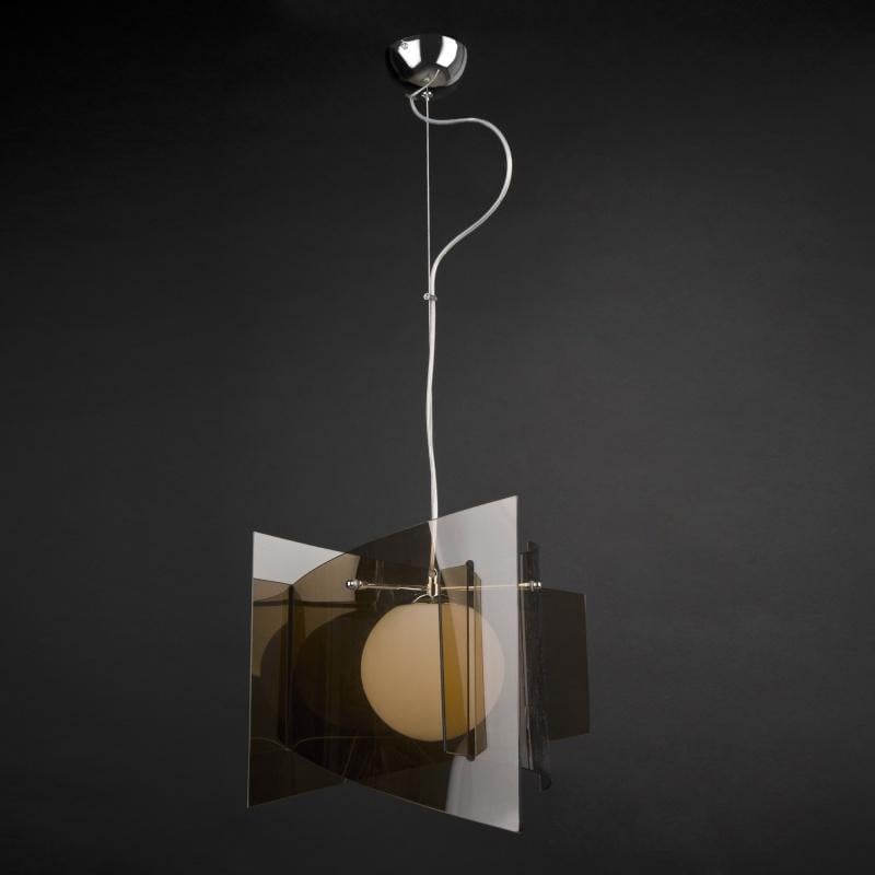 Люстра подвесная лофт Brille BL-133S/1 E27 на один плафон для спальни