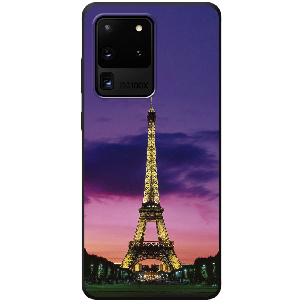Чехол Boxface Samsung G988 Galaxy S20 Ultra Полночь в Париже Черный силикон (38878-up964-44015)