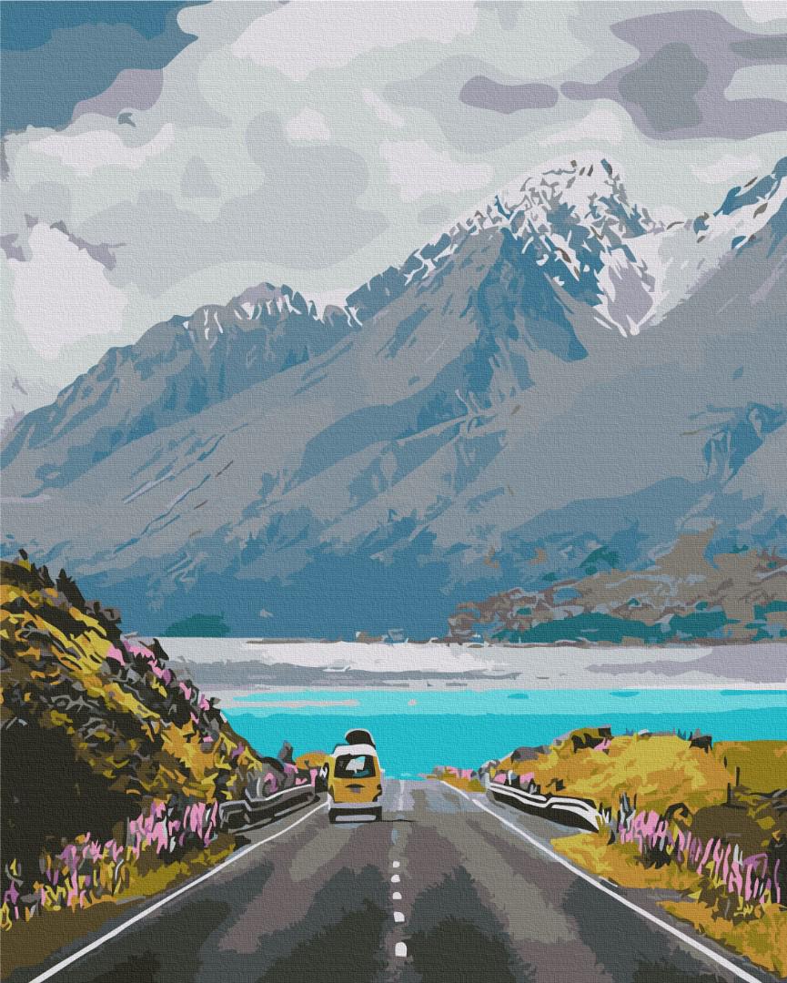 Картина по номерам Brushme Путешествие в горы 48x60 см (BS31640L)