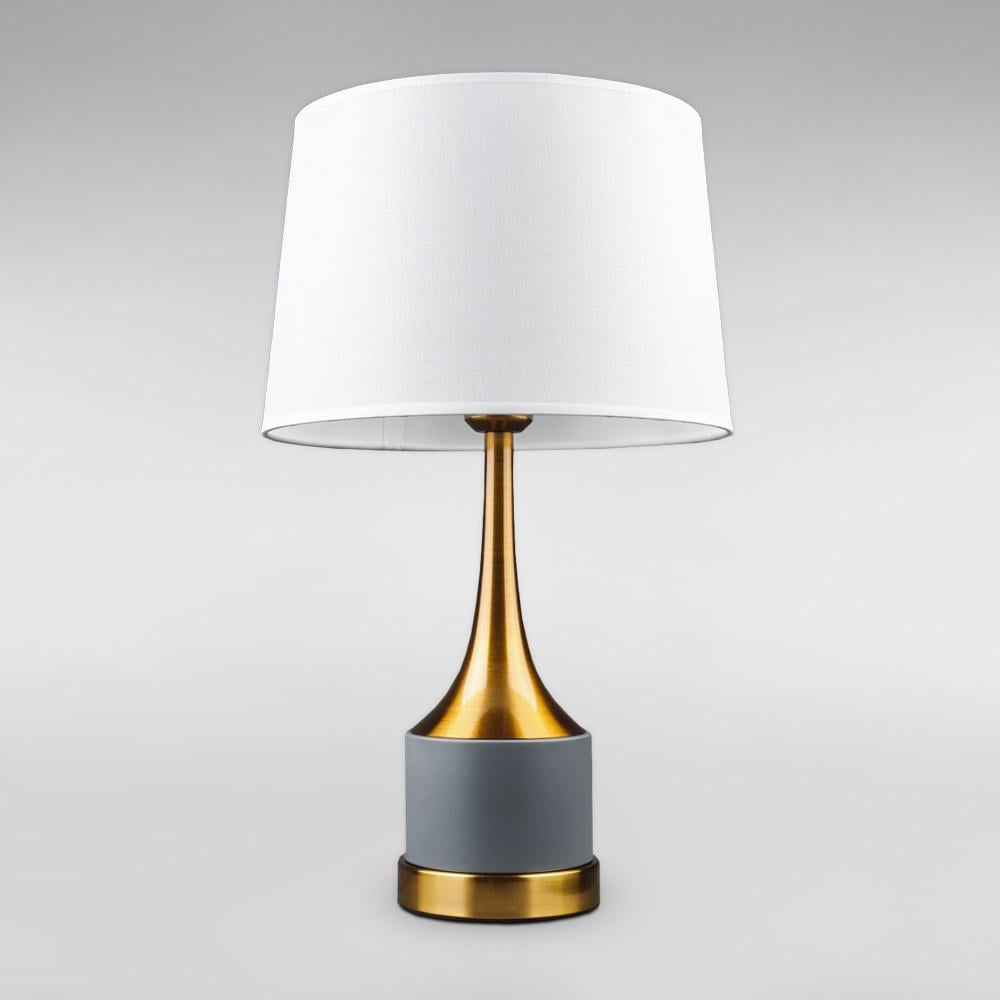 Лампа настільна Light House DL-18874/1T Латунь/Сірий/Білий
