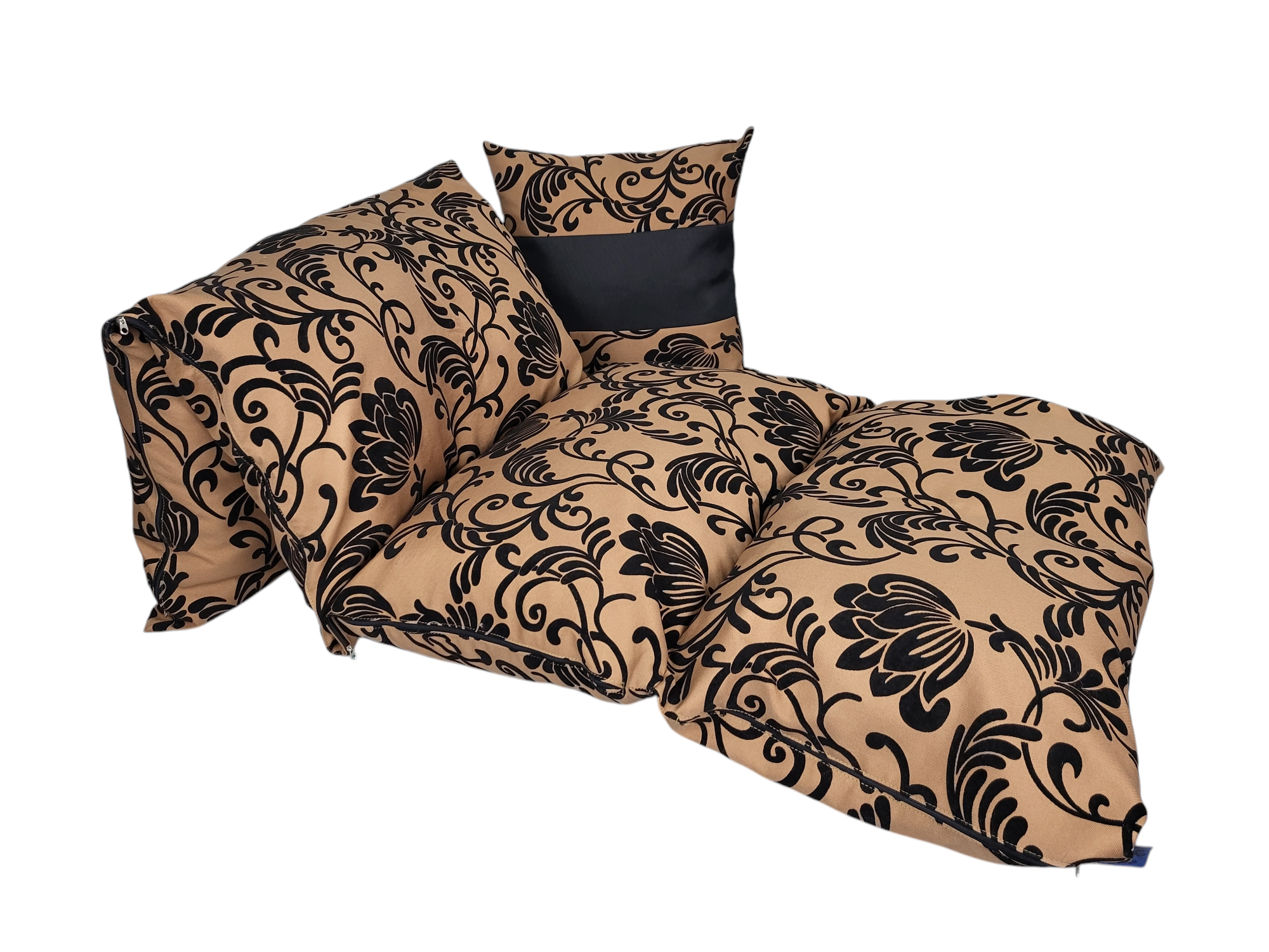 Подушка-трансформер з квітковим принтом 70x300 см Коричневий (1480760194) - фото 2 Подушка-трансформер з квітковим принтом 70x300 см Коричневий (1480760194) - фото 2