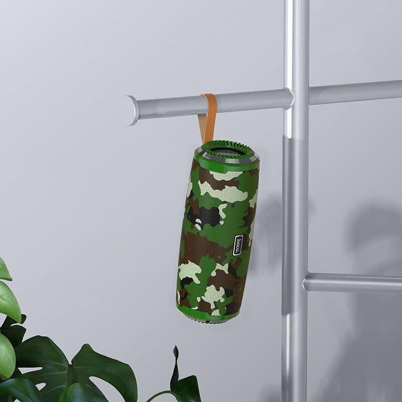 Акустика Hoco Portable Speaker BS38 Cool Freedom Sport Camouflage Green - фото 3