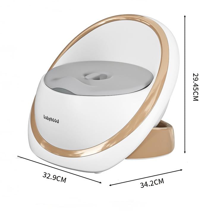 Горщик Капсула Babyhood BH-143GL Золотий (29397290) - фото 5